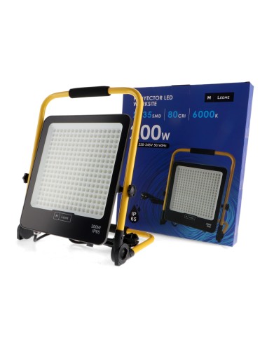 M LEDME 200W LED Spotlight with Plug 6000K