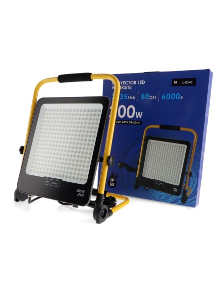M LEDME 200W LED Spotlight with Plug 6000K