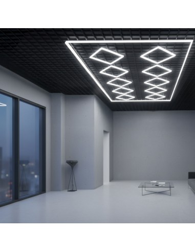 Barra LED Hexagonal Rombo 680W 6000K M LEDME