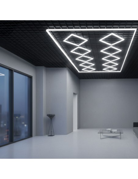 Barra LED Hexagonal Rombo 680W 6000K M LEDME