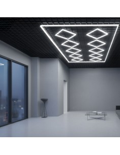 Regleta LED Hexagonal Rombo 510W 6000K M LEDME