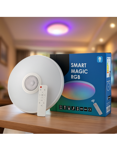 LED Ceiling Light Magic 25W RGB+CCT with Remote Control and App