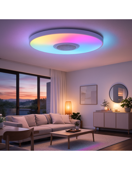 LED Ceiling Light Magic 25W RGB+CCT with Remote Control and App