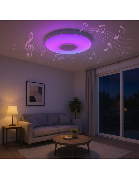 Plafon LED Magic 25W RGB+CCT con telecomando e app