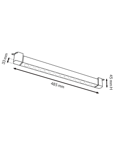 LED Track Light White Dariz 24W CCT 2