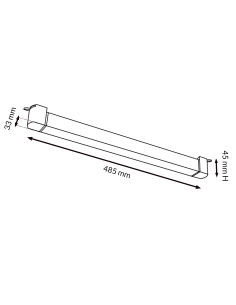 LED Track Light White Dhin 24W CCT 2