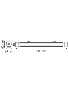 Burdeos IP65 LED Surface Light 20W 600mm CCT iSG Lighting 2