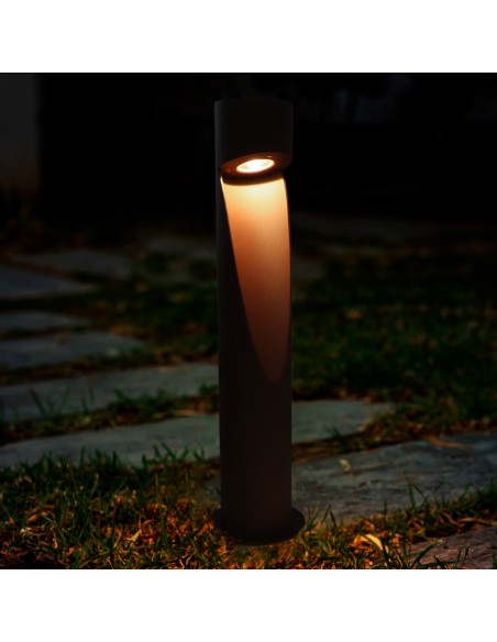 Baliza LED Andru Rust Brown 10W COB 1000lm IP65 IK4 Alumínio