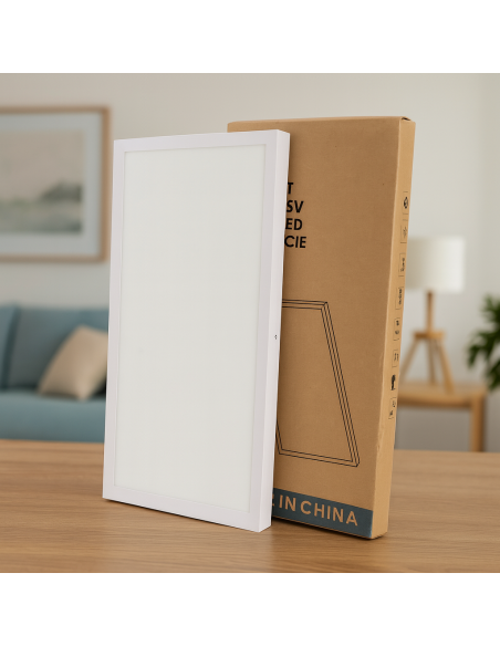 Rectangular Surface LED Panel Home Series 120x30 cm 40W CCT
