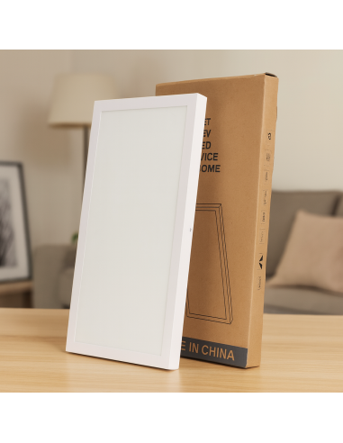 Rectangular Surface LED Panel 36W M LEDME Aluminum 895x295x38mm