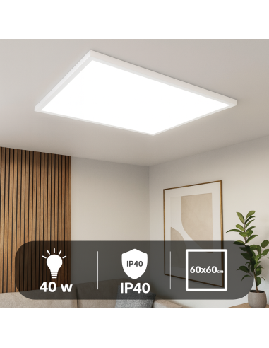 LED Surface Panel Square 60x60 cm 40W M LEDME