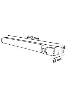 LED Wall Light Vero 15W M LEDME 4000K IP44 2