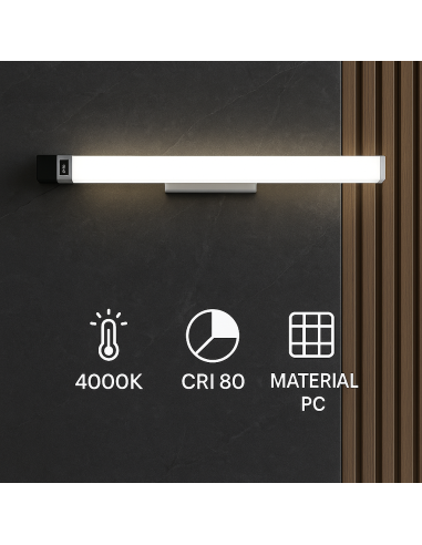 LED Wall Light Vero 15W M LEDME 4000K IP44