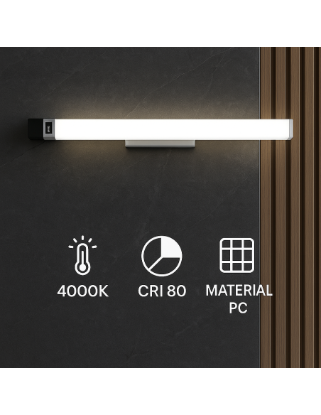 LED Wall Light Vero 15W M LEDME 4000K IP44