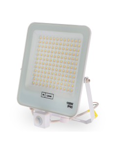 LED Projector Spotlight Napoli Plus White 100W with Motion Sensor CCT