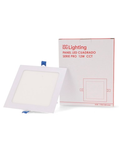 ISG Lighting Series Pro Square LED Panel 12W CCT