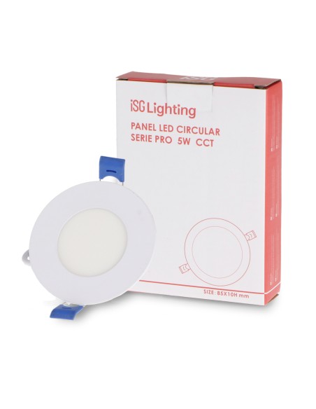 Panel LED Circular Serie Pro 5W CCT iSG Lighting
