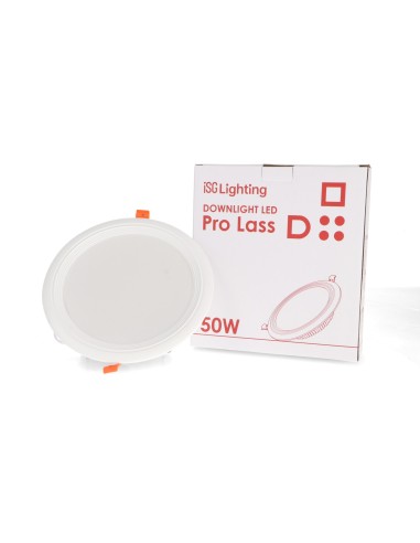 Downlight LED Lass 50W CCT Empotrable Aluminio Driver Philips
