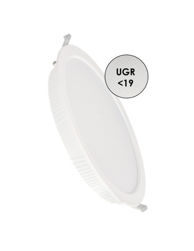Downlight LED Pro Lass 32W CCT Einbau Aluminium