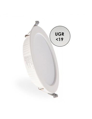 Downlight LED Pro Lass 32W CCT Einbau Aluminium