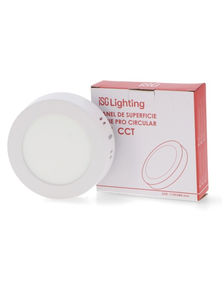 Circular Surface Panel iSG Lighting 6W CCT