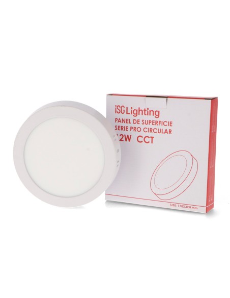 Circular Surface Panel Pro Series 12W CCT iSG Lighting