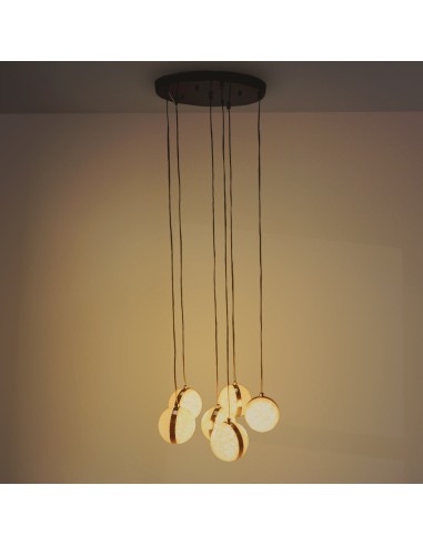 Lampada da soffitto LEDME Glove 60W con telecomando