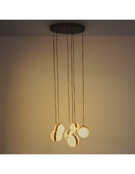 Lampada da soffitto LEDME Glove 60W con telecomando