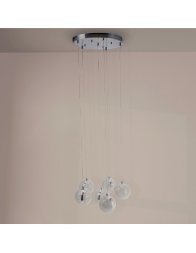 Lampada da soffitto LEDME Glove 60W con telecomando