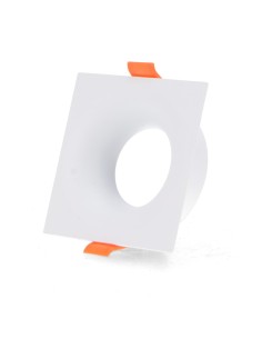 Fixed Square White Ring Infinity Series For Gu10/MR16