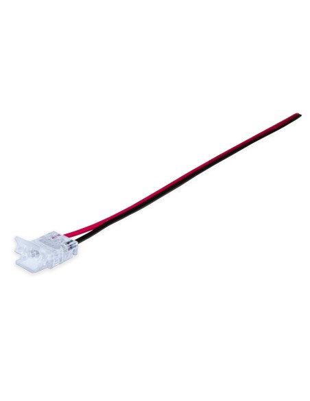 Conector Duplo com Cabo para Faixa LED 8mm 12V/24V 2 Pin - Pack 20