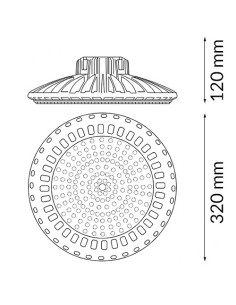 UFO LED Brand Canopy 200W 5000K iSG Lighting 2