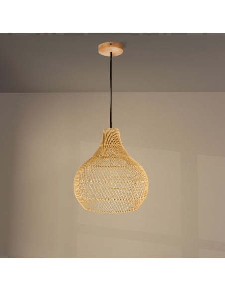 Deckenleuchte Tenerife Rattan M LEDME E27