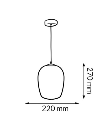 Lâmpara de teto Tabarca ratã natural M LEDME 40W E27