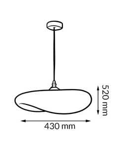 Ohana Plus M LEDME Rattan Ceiling Lamp E27 2