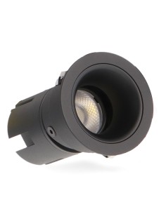 Adjustable LED Downlight Black Cobmix 7W CCT iSG Lighting