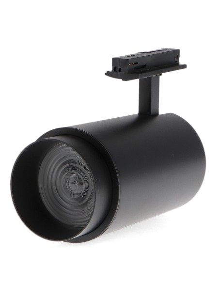 White Bari 30W LED Track Light Adjustable Optics CCT No Flicker