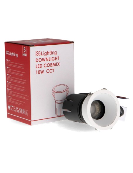Adjustable LED Downlight iSG Lighting 10W CCT 30000 Hours