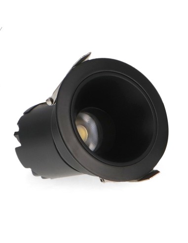 Adjustable LED Downlight Black Cobve 5-9W Aluminium