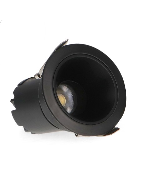 Adjustable LED Downlight Black Cobve 5-9W Aluminium