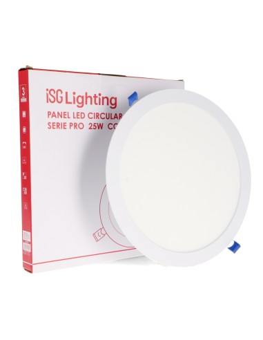 Panel Led Circular Serie Pro 25W CCT Empotrable