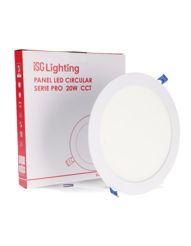 ISG Lighting Pro Series Circular LED Panel 20W CCT