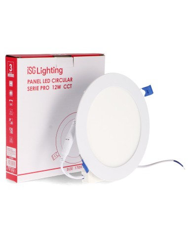 Panel LED Circular Serie Pro 12W CCT iSG Lighting