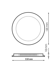Circular LED Panel Pro Series 6W CCT iSG Lighting 2