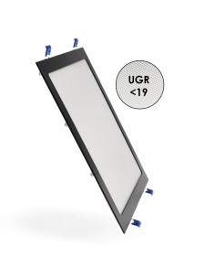 Square Black LED Panel 25W CCT with SMD 2835 Chip