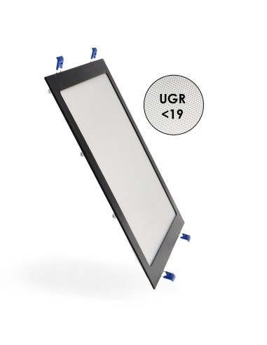 Panel LED Cuadrado Negro 25W CCT con Chip SMD 2835
