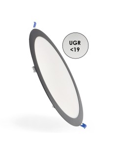 Panel Led Circular Negro 25W CCT Empotrable