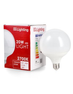 LED Bulb E27 G120 20W 6000K iSG Lighting