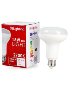 LED Bulb E27 R90 15W 6000K iSG Lighting