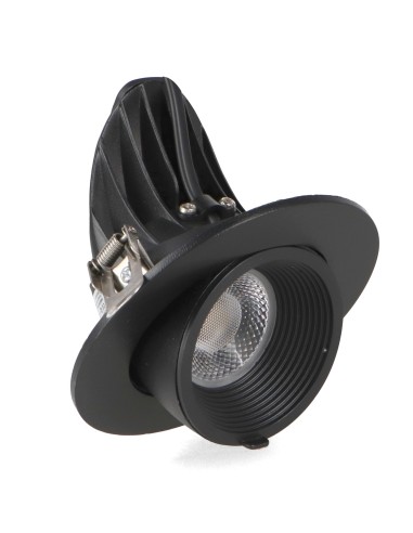 Adjustable LED Downlight Black Track 10W CCT